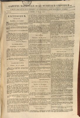 Gazette nationale, ou le moniteur universel (Le moniteur universel) Samstag 6. Februar 1808