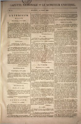 Gazette nationale, ou le moniteur universel (Le moniteur universel) Dienstag 19. Juli 1808