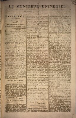 Le moniteur universel Freitag 1. Februar 1811