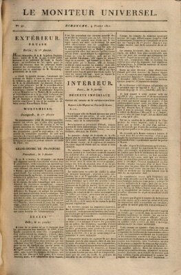 Le moniteur universel Sonntag 9. Februar 1812