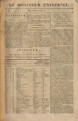 Le moniteur universel Mittwoch 8. April 1812