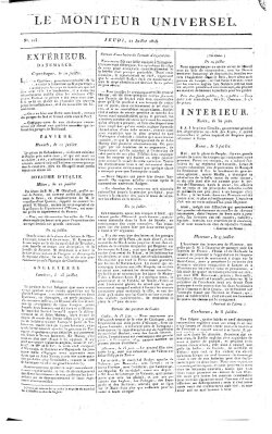 Le moniteur universel Donnerstag 22. Juli 1813