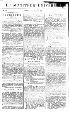 Le moniteur universel Samstag 27. November 1813