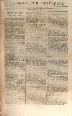 Le moniteur universel Sonntag 7. August 1814