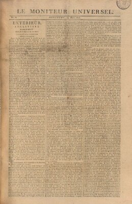 Le moniteur universel Mittwoch 29. März 1815