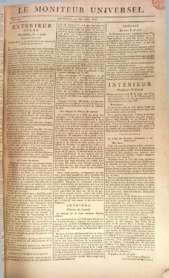 Le moniteur universel Samstag 9. September 1815