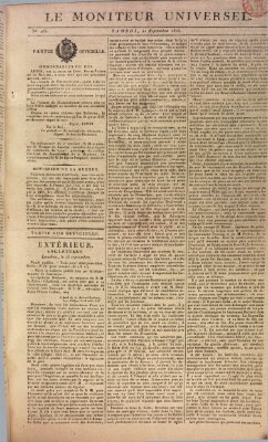 Le moniteur universel Samstag 21. September 1816