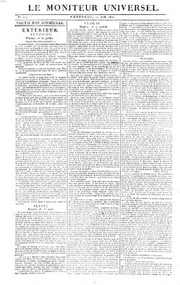 Le moniteur universel Freitag 11. August 1820