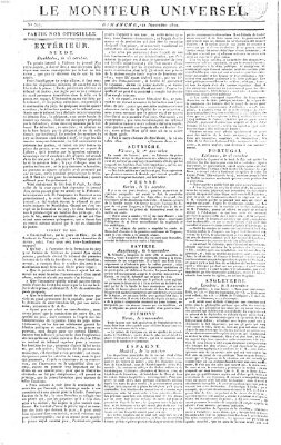 Le moniteur universel Sonntag 12. November 1820
