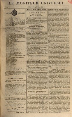 Le moniteur universel Donnerstag 4. Januar 1821