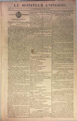 Le moniteur universel Mittwoch 3. August 1825