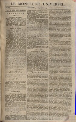 Le moniteur universel Samstag 4. September 1824