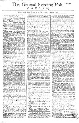 The general evening post Samstag 7. Juni 1755