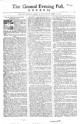 The general evening post Montag 11. August 1755