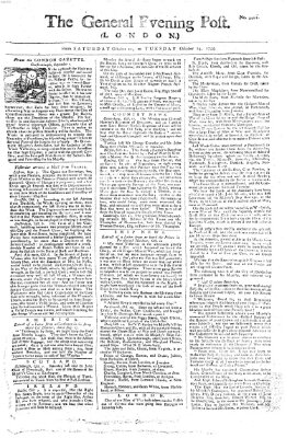 The general evening post Sonntag 12. Oktober 1755