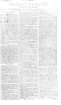 The general evening post Donnerstag 1. Februar 1759