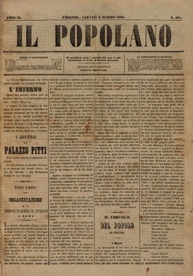 Il popolano Samstag 3. März 1849