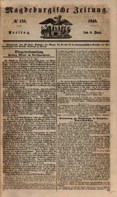 Magdeburgische Zeitung Freitag 9. Juni 1848