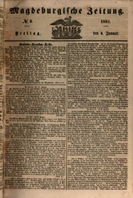 Magdeburgische Zeitung Freitag 4. Januar 1850
