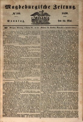 Magdeburgische Zeitung Sonntag 12. Mai 1850