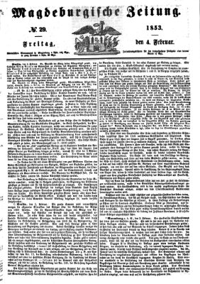 Magdeburgische Zeitung Freitag 4. Februar 1853