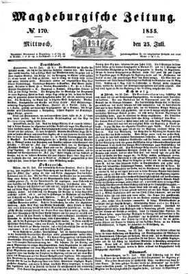 Magdeburgische Zeitung Mittwoch 25. Juli 1855
