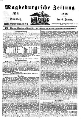 Magdeburgische Zeitung Sonntag 6. Januar 1856