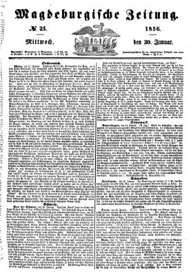 Magdeburgische Zeitung Mittwoch 30. Januar 1856