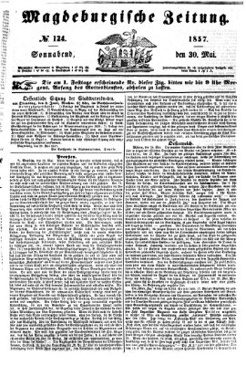 Magdeburgische Zeitung Samstag 30. Mai 1857