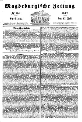 Magdeburgische Zeitung Freitag 17. Juli 1857