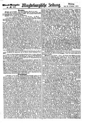 Magdeburgische Zeitung Montag 26. Oktober 1857