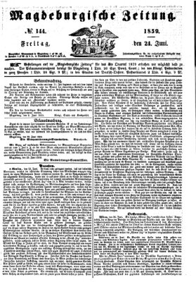 Magdeburgische Zeitung Freitag 24. Juni 1859