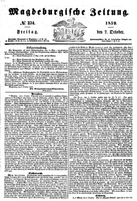 Magdeburgische Zeitung Freitag 7. Oktober 1859