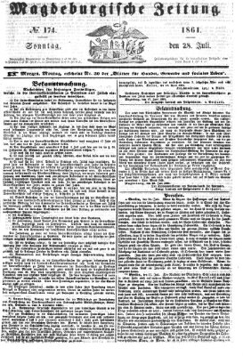 Magdeburgische Zeitung Sonntag 28. Juli 1861