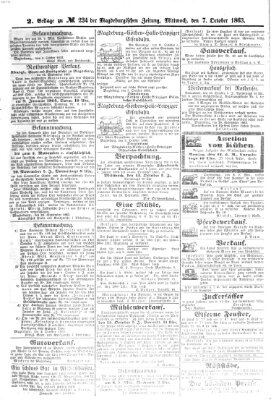Magdeburgische Zeitung Mittwoch 7. Oktober 1863