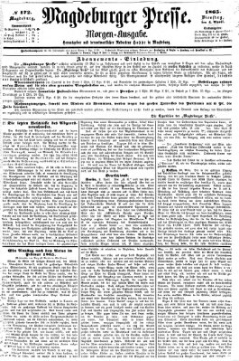 Magdeburger Presse Dienstag 4. April 1865