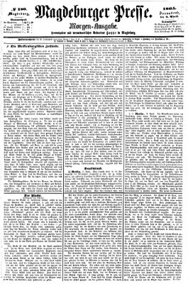 Magdeburger Presse Samstag 8. April 1865