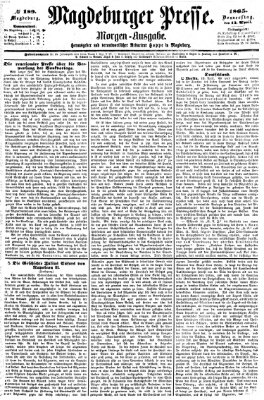 Magdeburger Presse Donnerstag 13. April 1865