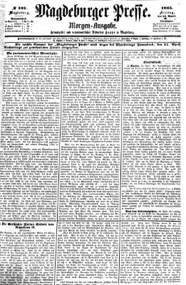 Magdeburger Presse Freitag 14. April 1865