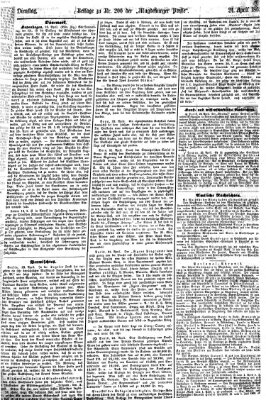 Magdeburger Presse Montag 24. April 1865