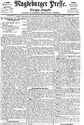 Magdeburger Presse Samstag 8. Juli 1865