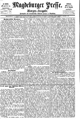 Magdeburger Presse Mittwoch 9. August 1865
