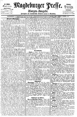 Magdeburger Presse Donnerstag 10. August 1865