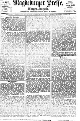 Magdeburger Presse Donnerstag 24. August 1865