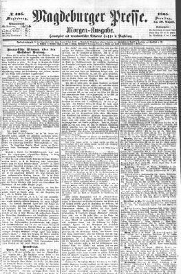 Magdeburger Presse Dienstag 29. August 1865