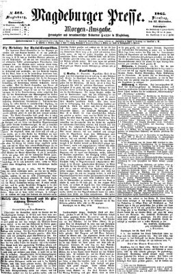 Magdeburger Presse Dienstag 12. September 1865