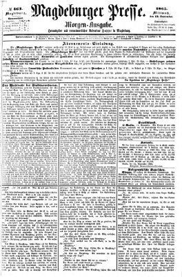 Magdeburger Presse Mittwoch 13. September 1865
