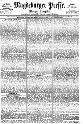 Magdeburger Presse Dienstag 10. Oktober 1865