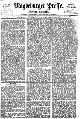 Magdeburger Presse Mittwoch 25. Oktober 1865