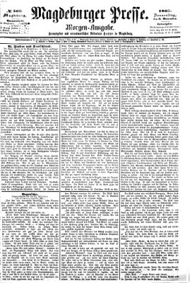 Magdeburger Presse Donnerstag 9. November 1865